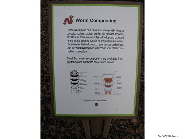 4-Worm Composting Sign